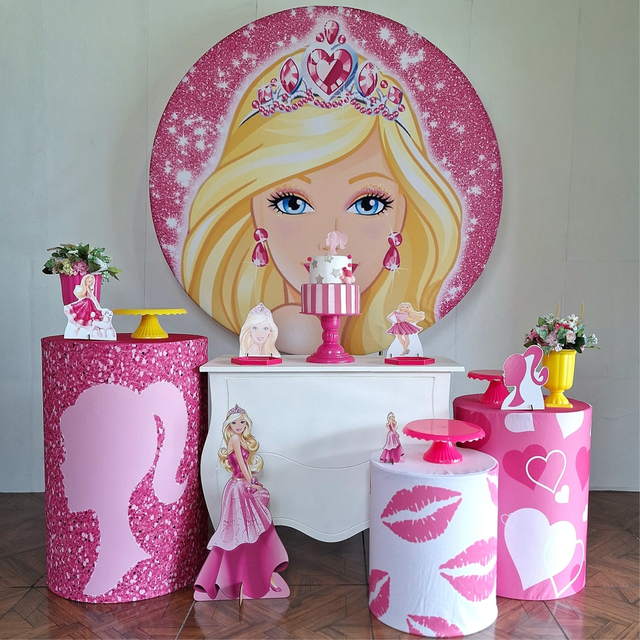 Barbie * Kit Prata - LupitoDecoraçõespegueemonte