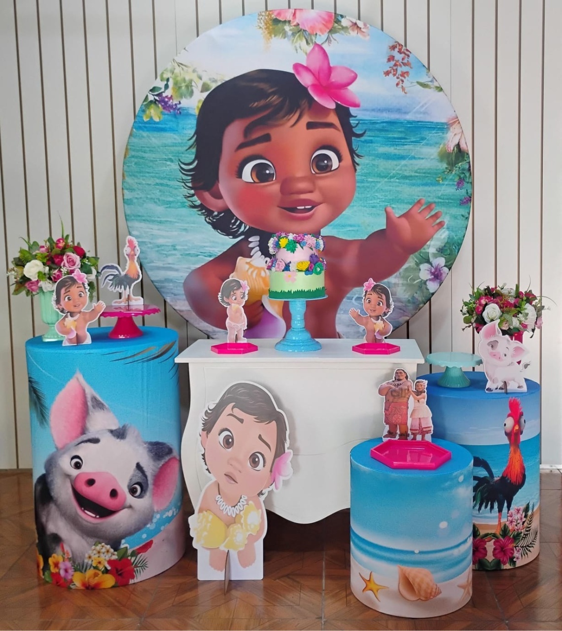 Moana Baby 2 * Kit Prata - LupitoDecoraçõespegueemonte