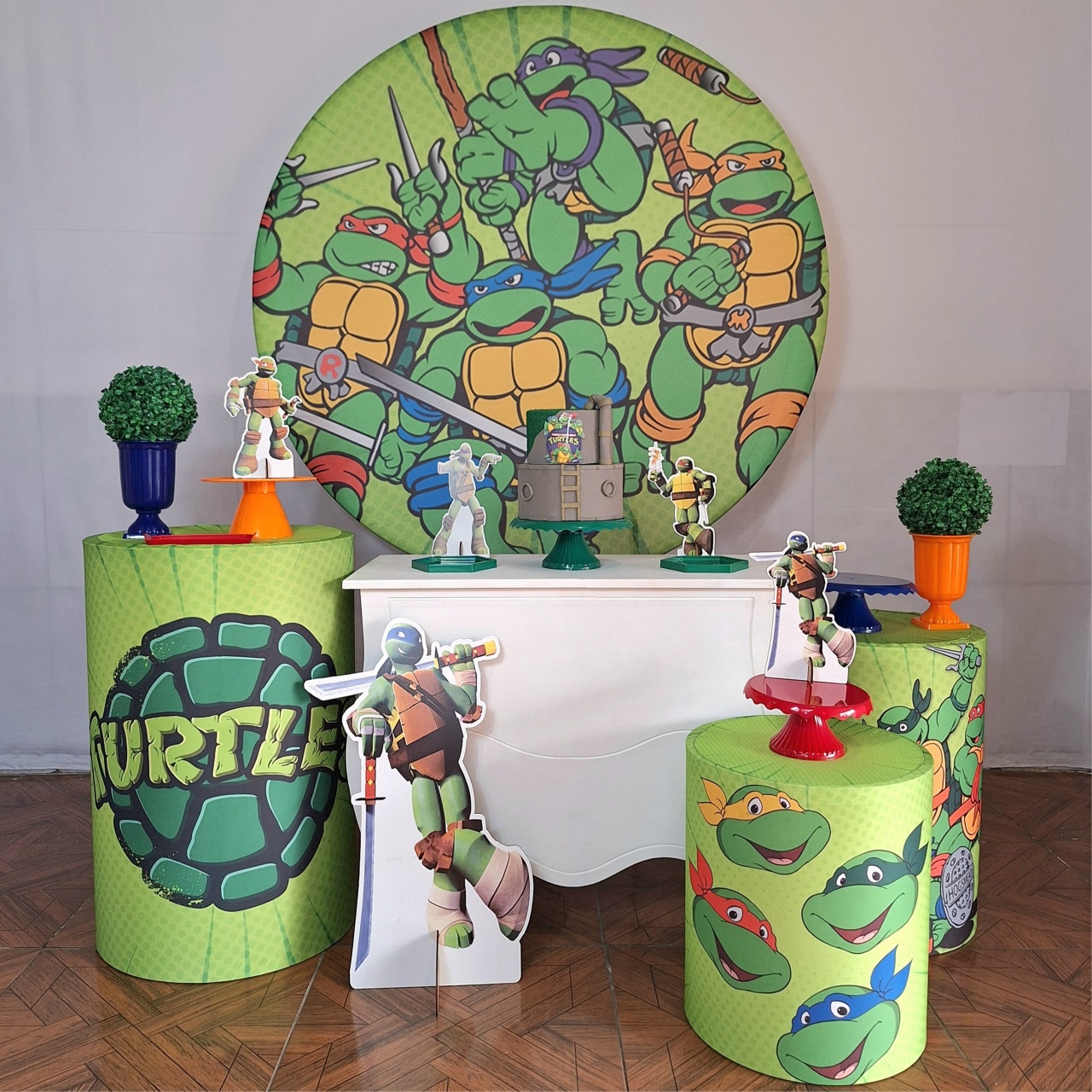 Tartaruga Ninja * Kit Prata - LupitoDecoraçõespegueemonte