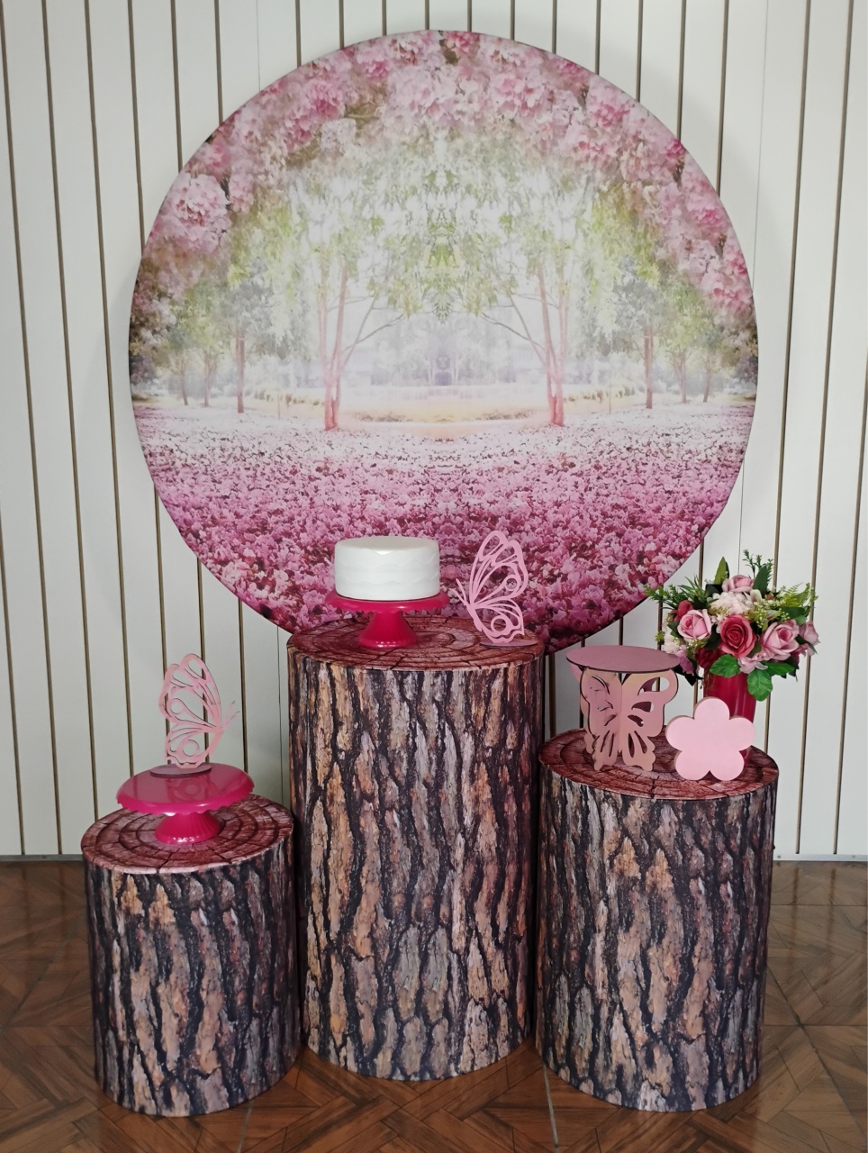 Jardim Rosa * Kit Bronze - LupitoDecoraçõespegueemonte