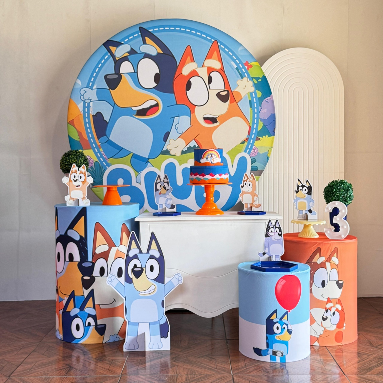 Bluey * Kit Diamante - LupitoDecoraçõespegueemonte