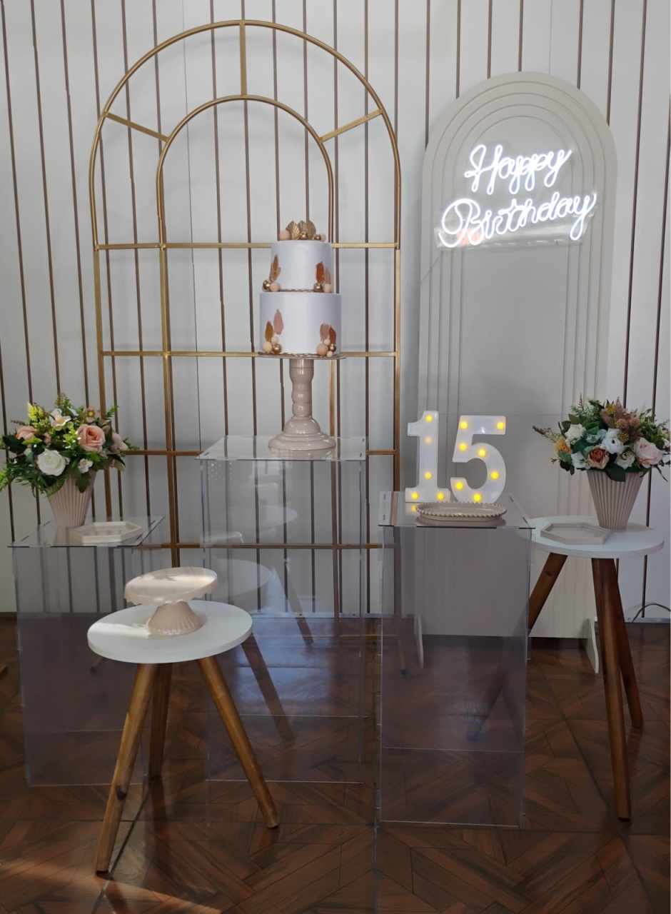 Happy Birthday Bege * Kit Exclusivo - LupitoDecoraçõespegueemonte