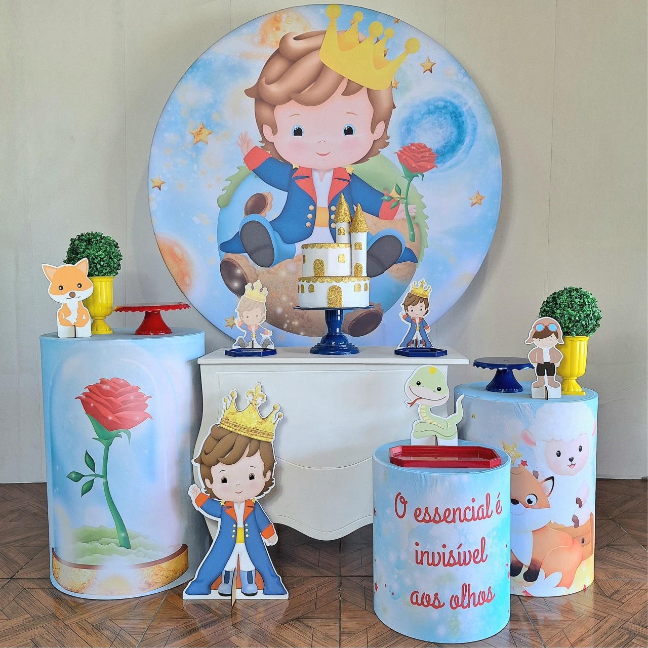 Pequeno Príncipe * Kit Prata - LupitoDecoraçõespegueemonte