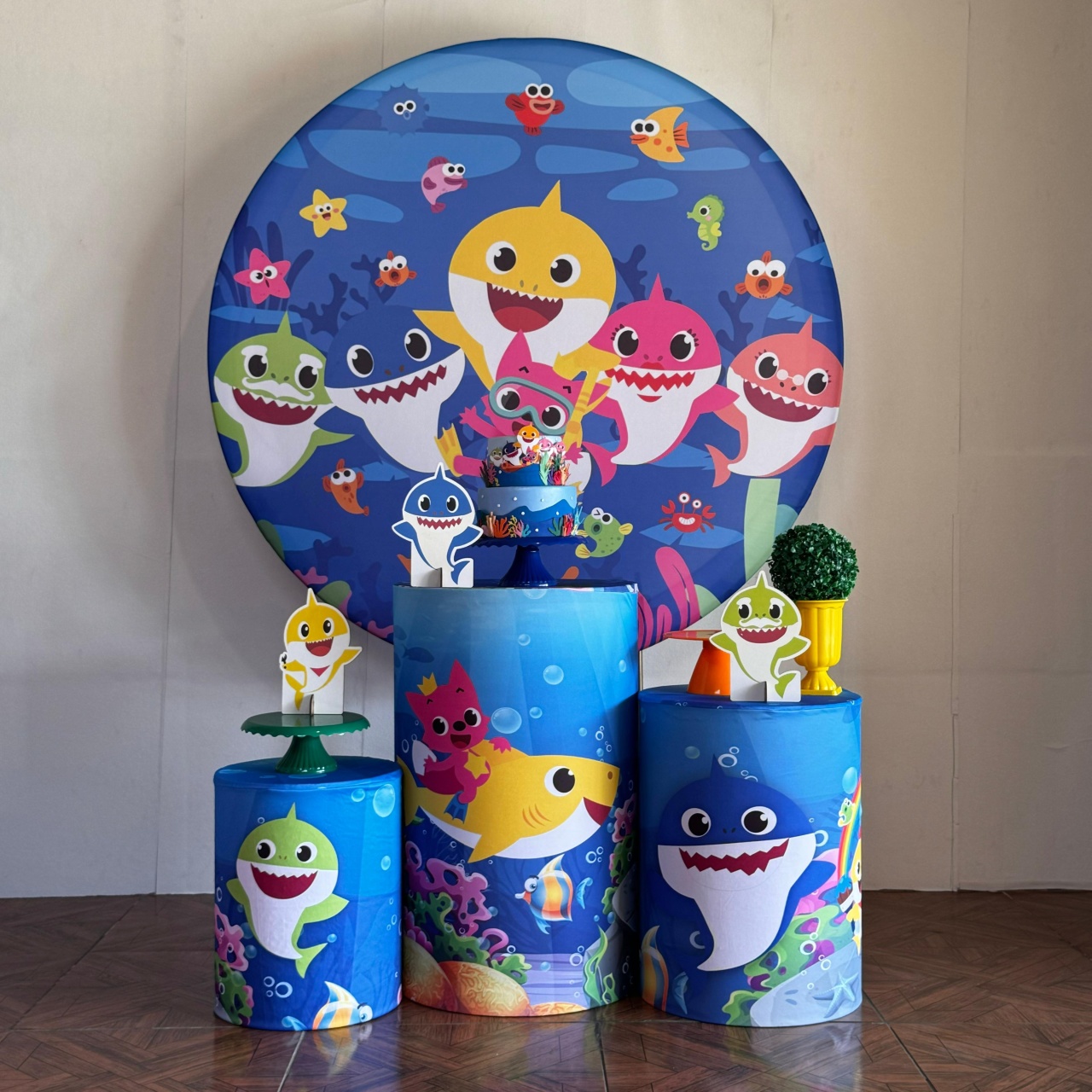 Baby Shark * Kit Bronze - LupitoDecoraçõespegueemonte