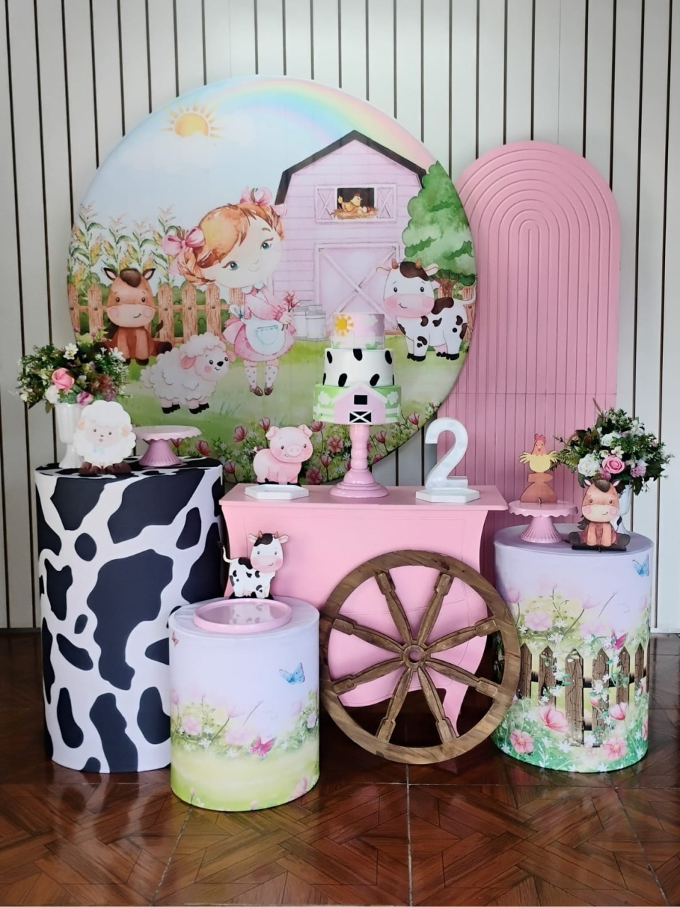 Fazendinha Rosa * Kit Diamante - LupitoDecoraçõespegueemonte