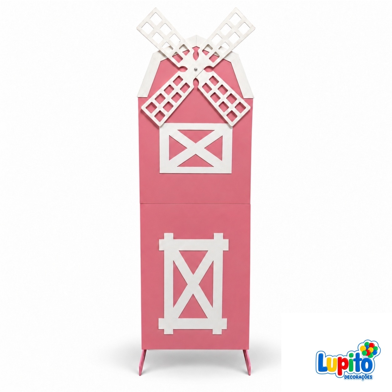 Painel Moinho Celeiro * Rosa - LupitoDecoraçõespegueemonte