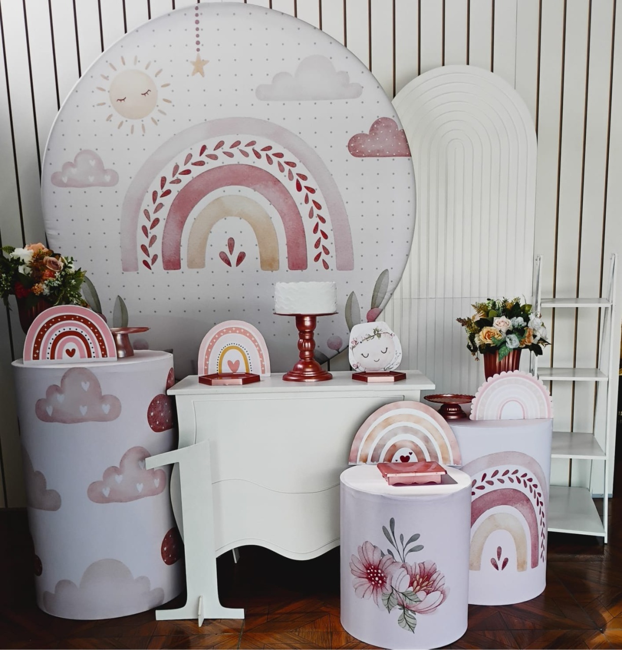 Arco Iris Boho * Kit Diamante - LupitoDecoraçõespegueemonte