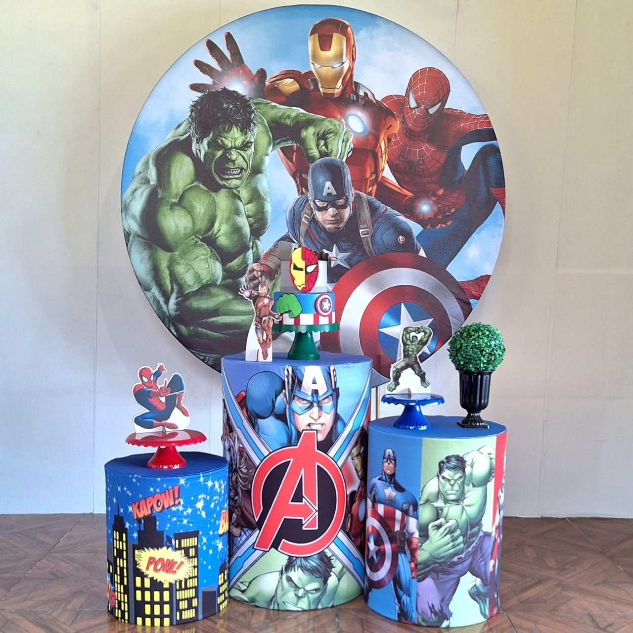 0 Vingadores * Kit Bronze - LupitoDecoraçõespegueemonte