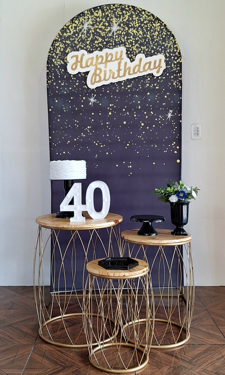 Glitter Preto E Dourado * Kit Garden - LupitoDecoraçõespegueemonte