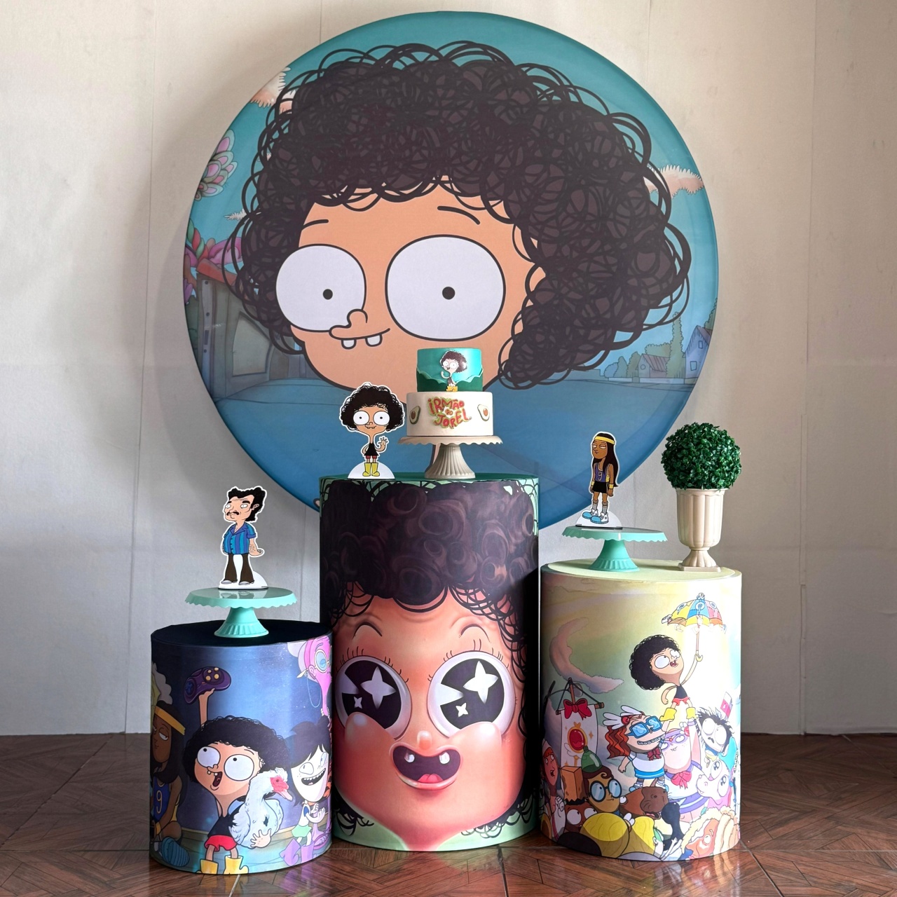 Irmãos Jorel * Kit Bronze - LupitoDecoraçõespegueemonte