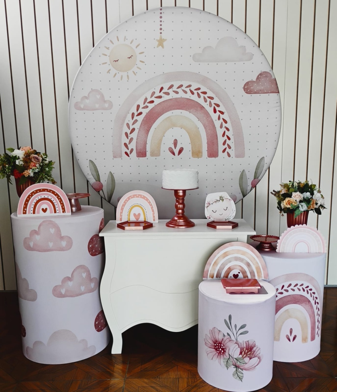 Arco Iris Boho * Kit Prata - LupitoDecoraçõespegueemonte