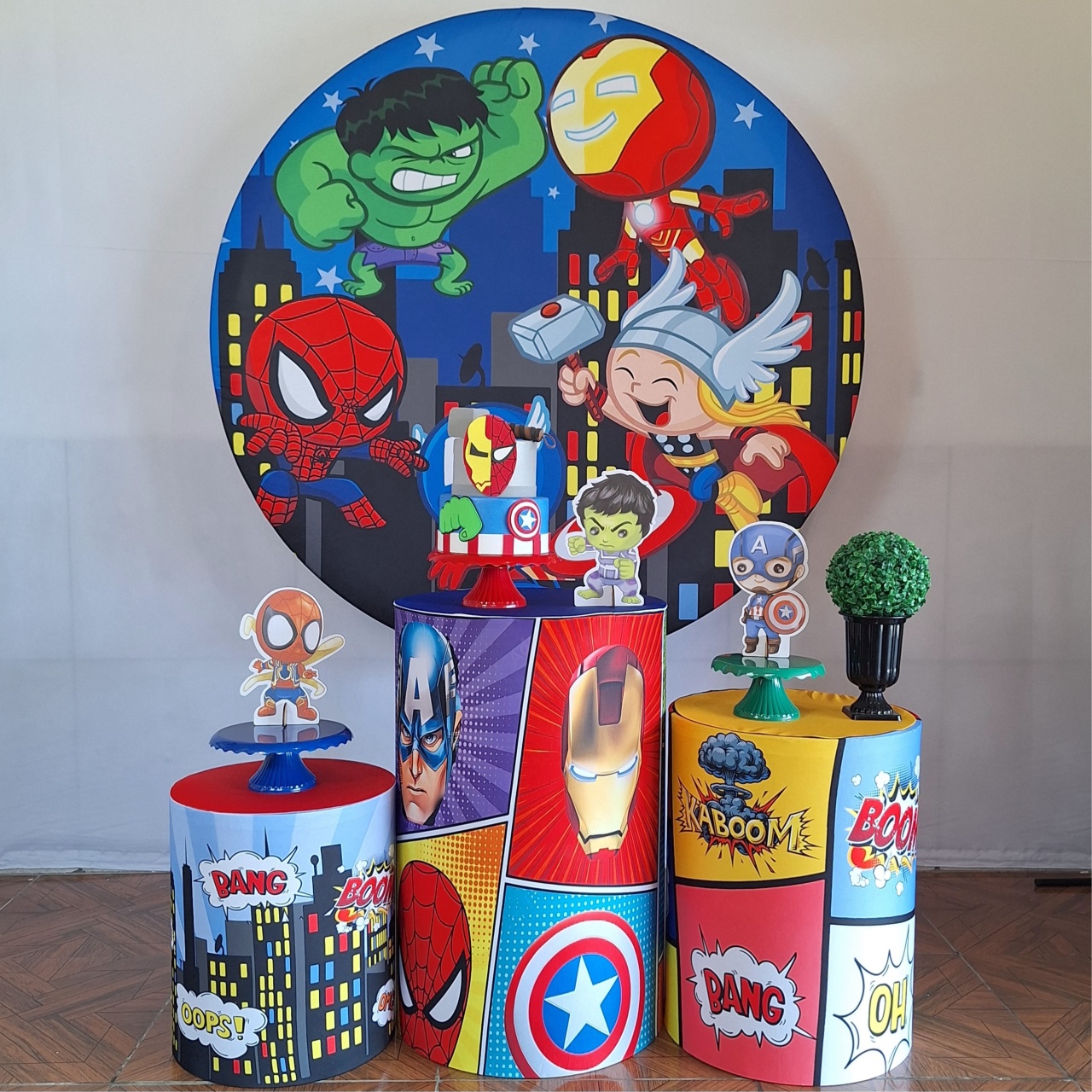 Vingadores Baby * Kit Bronze - LupitoDecoraçõespegueemonte