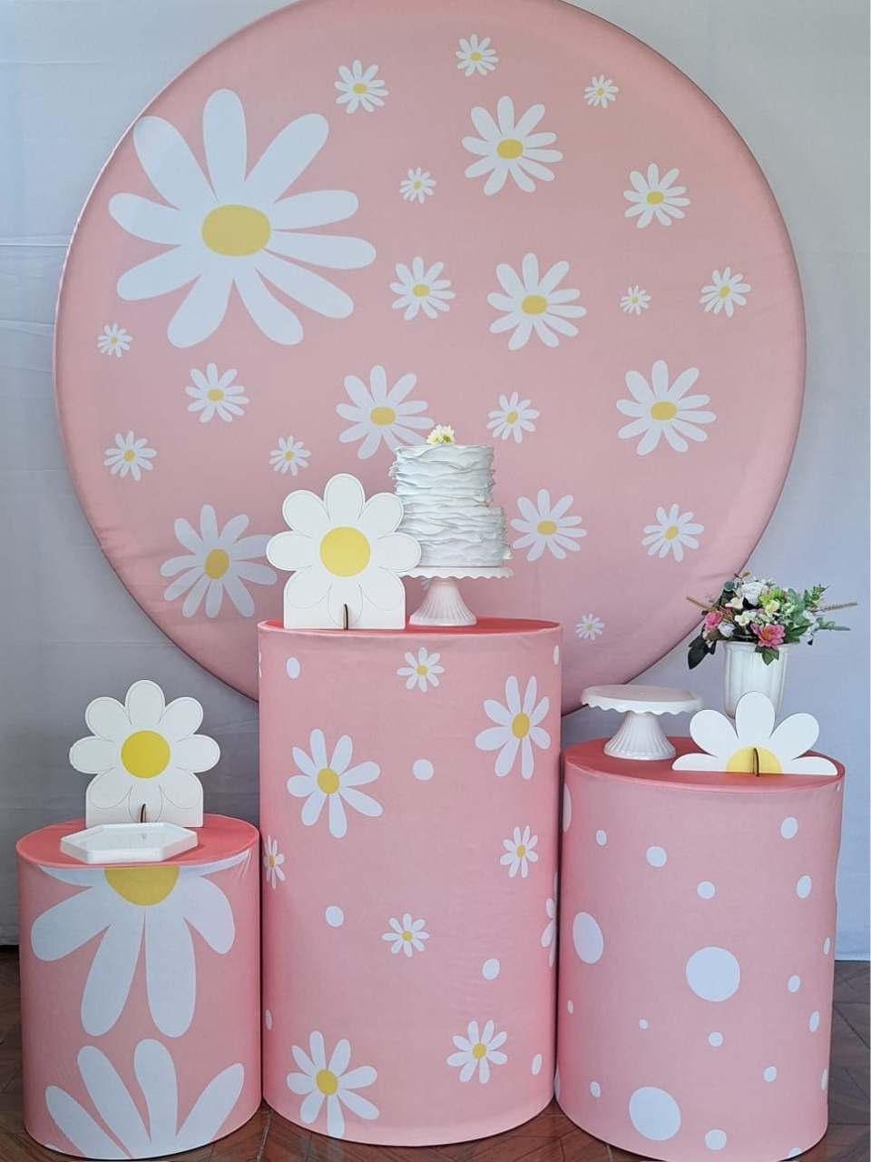 Margaridas Rosa * Kit Bronze - LupitoDecoraçõespegueemonte