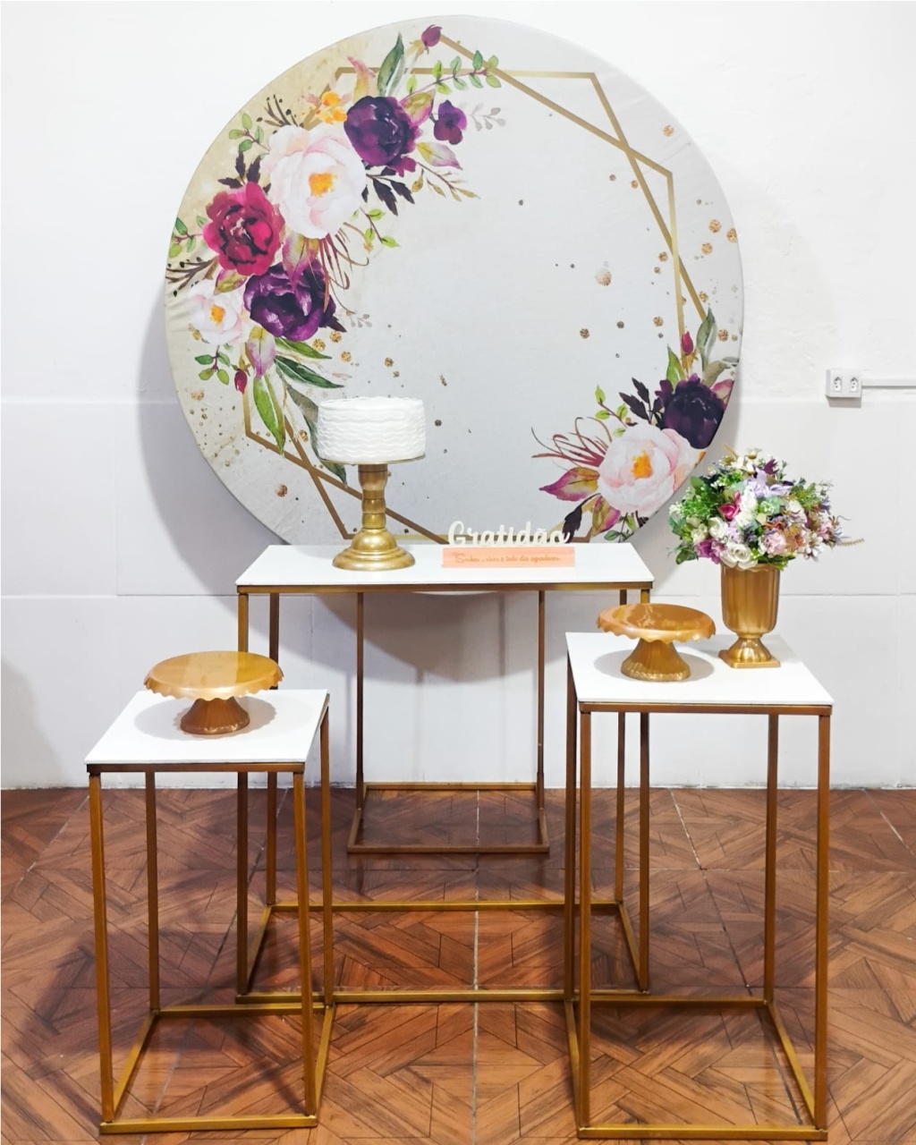 Marsala Floral * Kit Mesa - LupitoDecoraçõespegueemonte