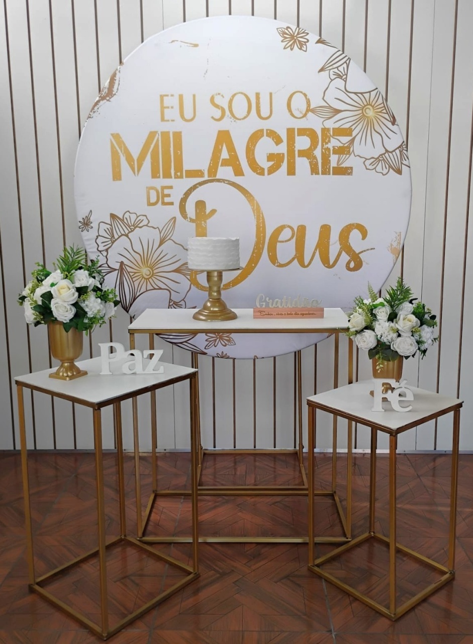 Eu Sou Um Milagre de Deus * Kit Mesa - LupitoDecoraçõespegueemonte