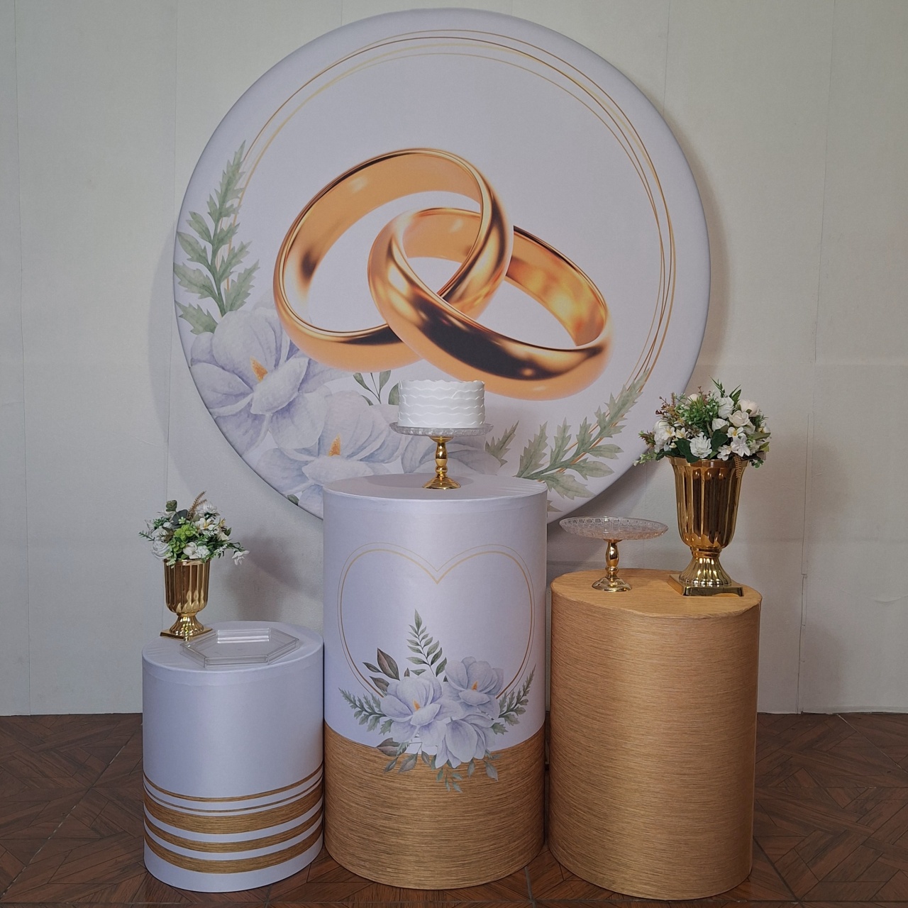 Kit Bronze Aliança - LupitoDecoraçõespegueemonte