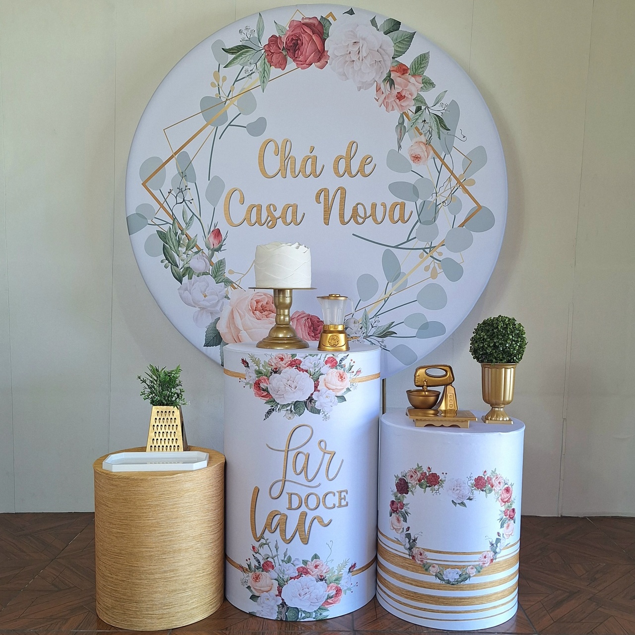 Chá Casa Nova * Kit Bronze - LupitoDecoraçõespegueemonte