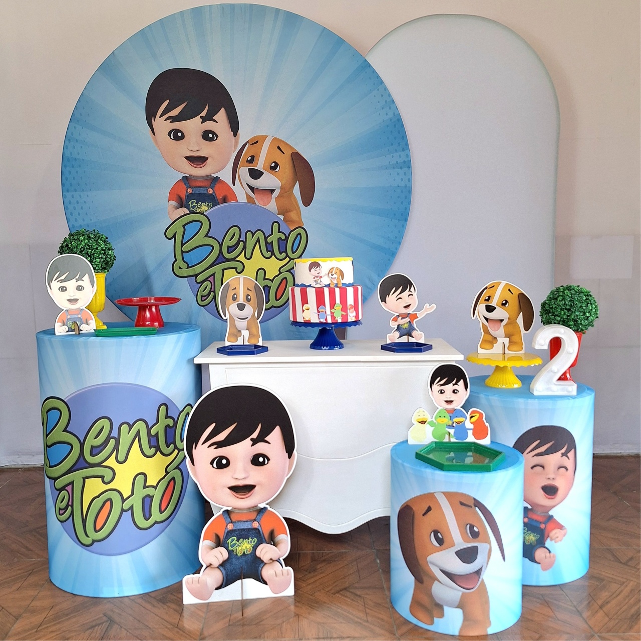 Bento E Totó * Kit Diamante - LupitoDecoraçõespegueemonte