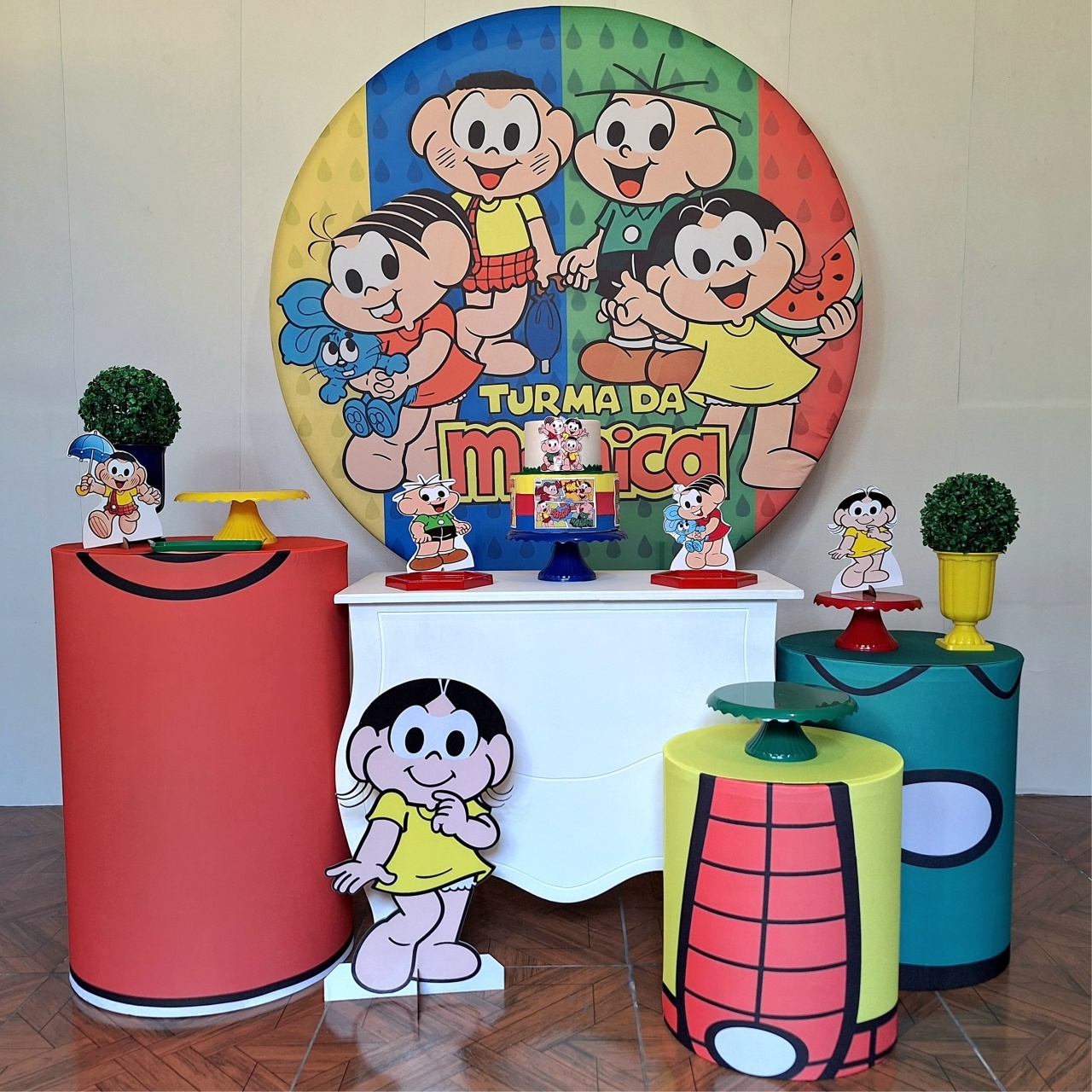 Turma da Monica * Kit Prata - LupitoDecoraçõespegueemonte