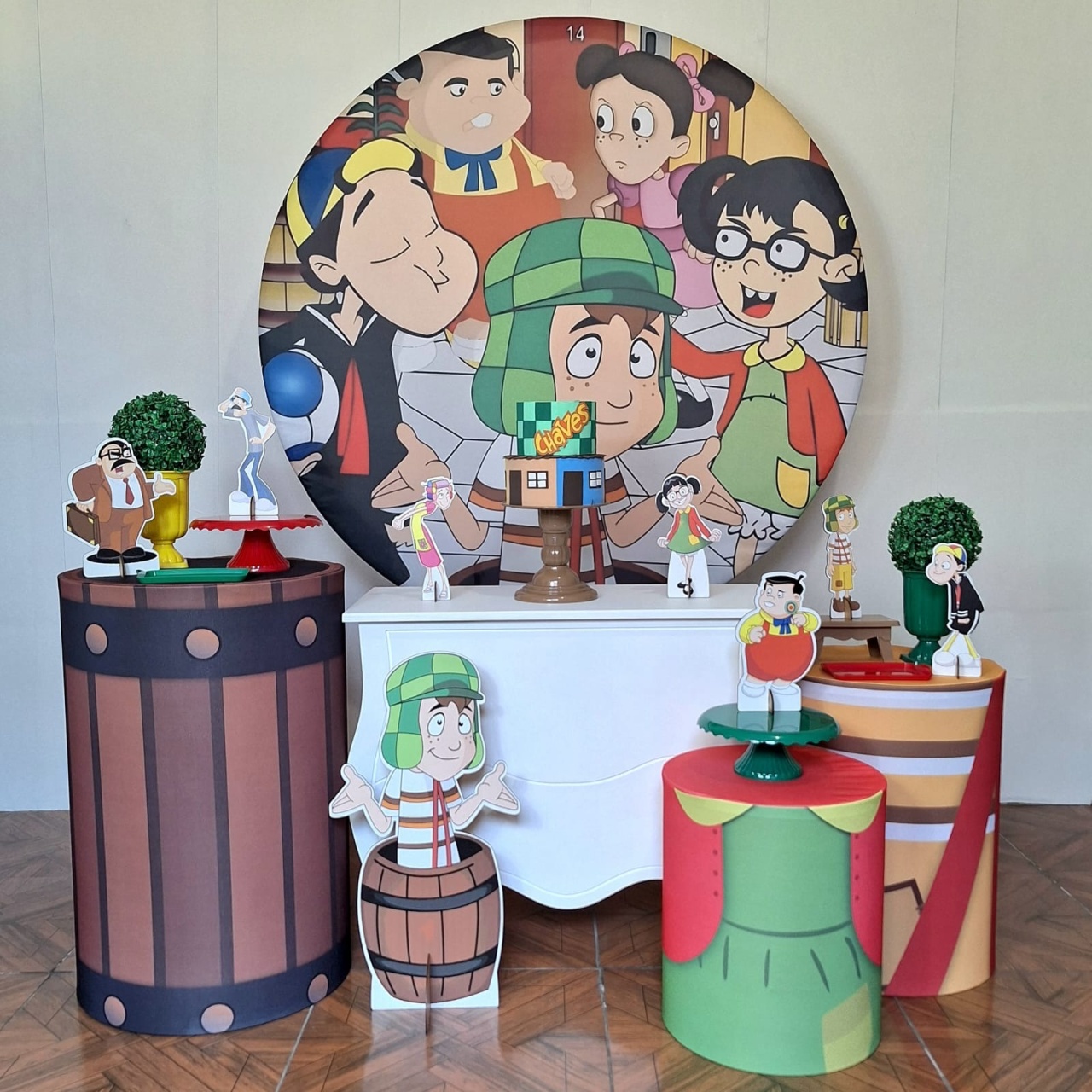 Chaves  * Kit Prata - LupitoDecoraçõespegueemonte