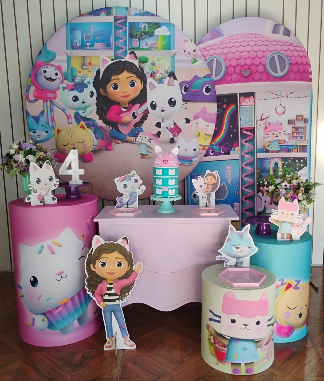 Casa Magica da Gabi Rosa * Kit Diamante - LupitoDecoraçõespegueemonte