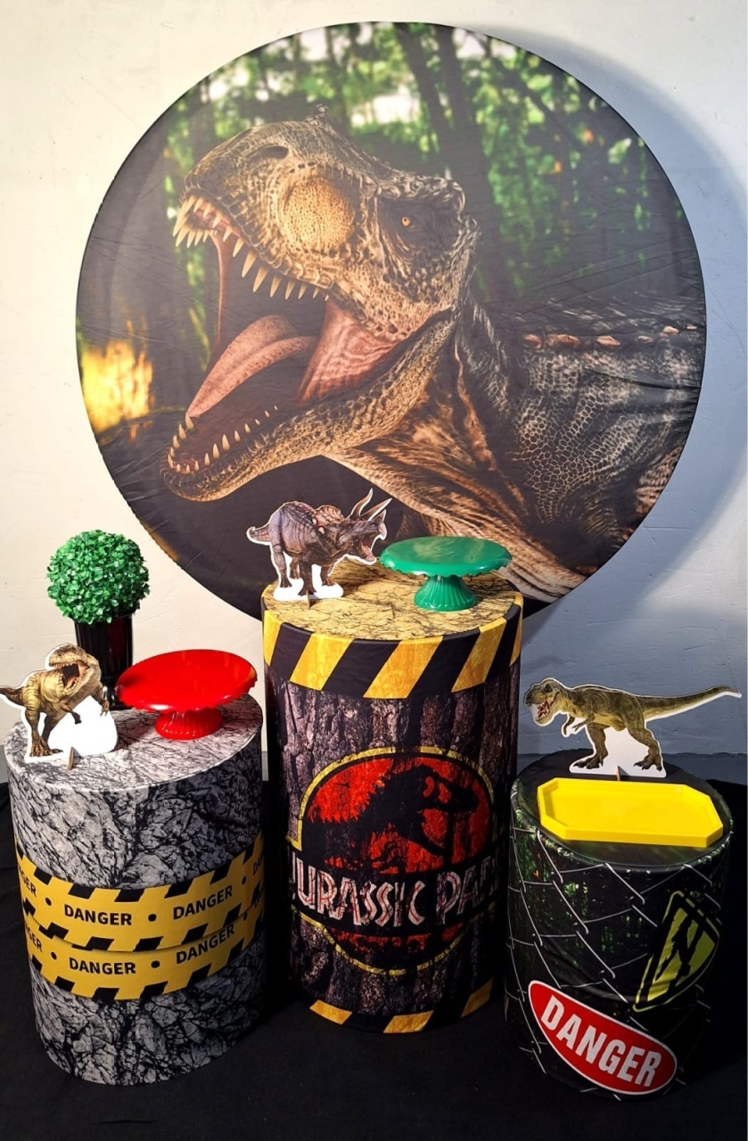 Jurassic Park 2 * Kit Bronze - LupitoDecoraçõespegueemonte