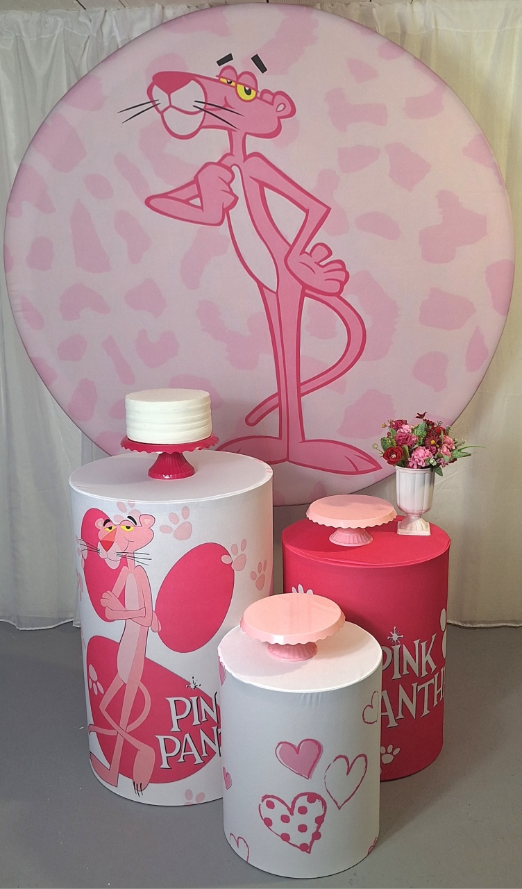 Pantera Cor de Rosa * Kit Promocional - LupitoDecoraçõespegueemonte