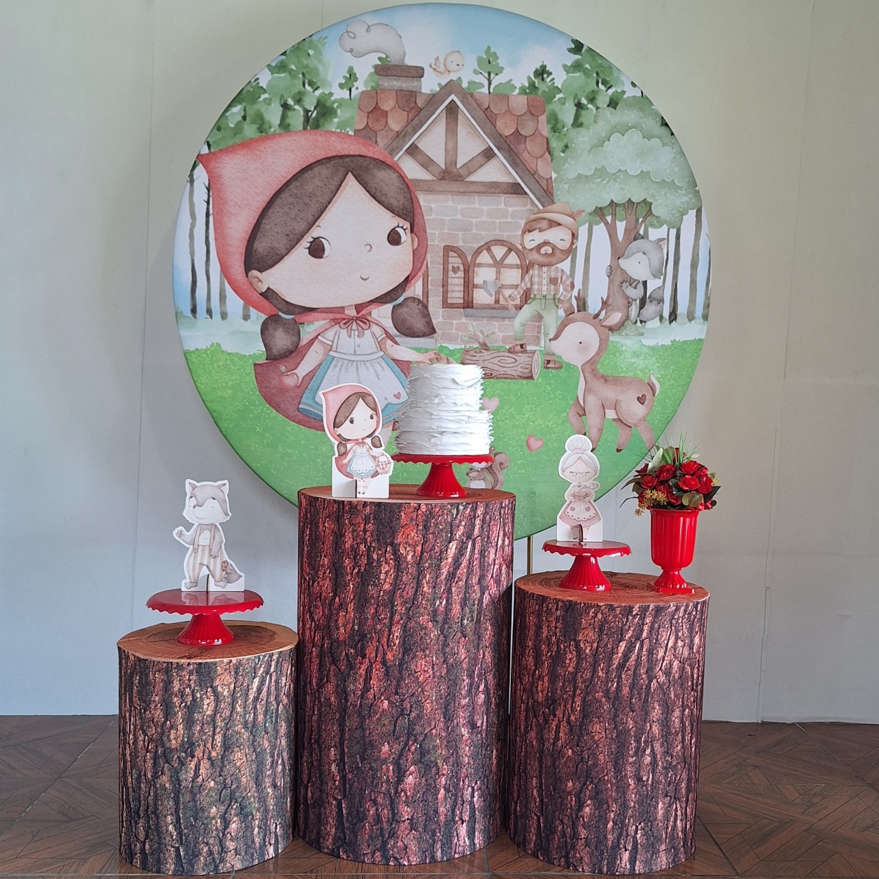 Chapeuzinho Vermelho * Kit Bronze  - LupitoDecoraçõespegueemonte