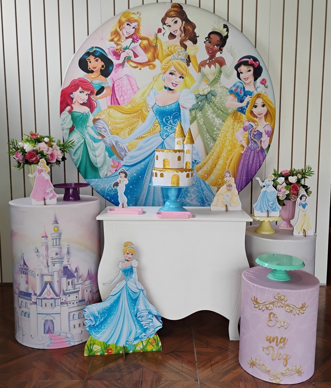 01 Princesas * Kit Prata - LupitoDecoraçõespegueemonte
