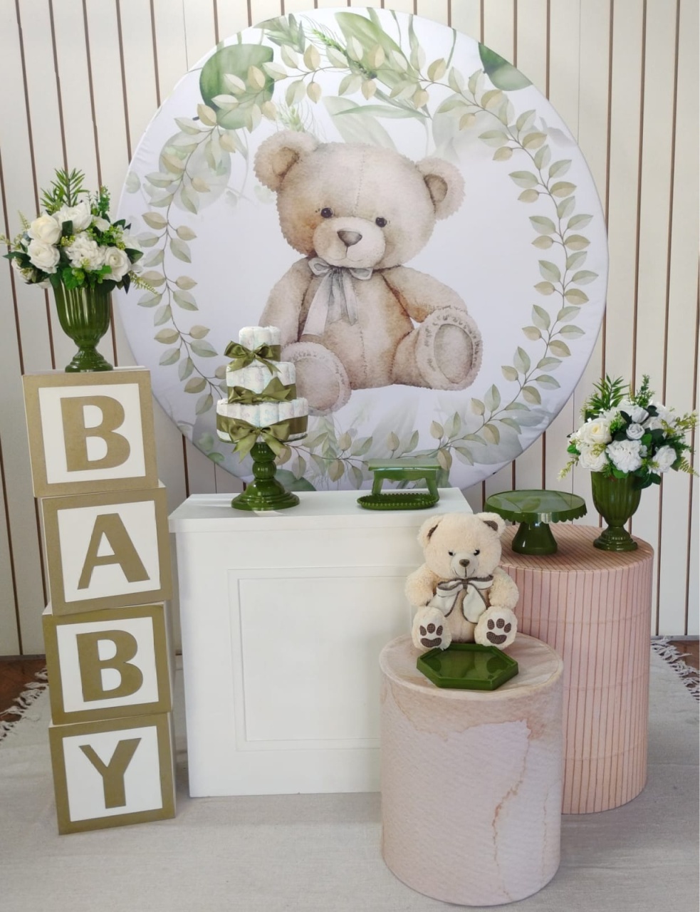 Ursinho Verde * Kit Baby Plus - LupitoDecoraçõespegueemonte