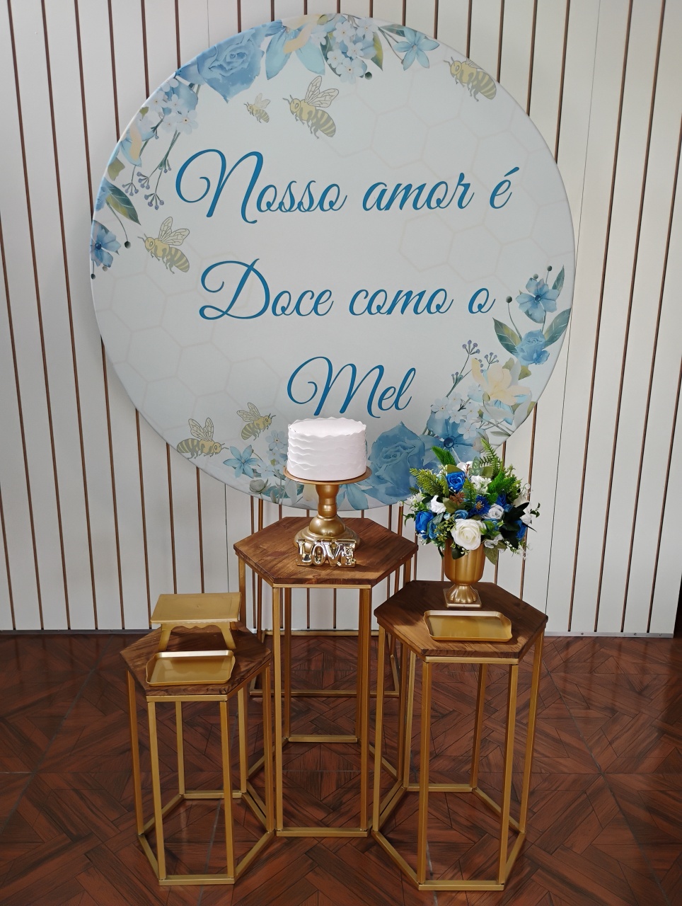 Amor Doce - Kit Hexagonal - LupitoDecoraçõespegueemonte