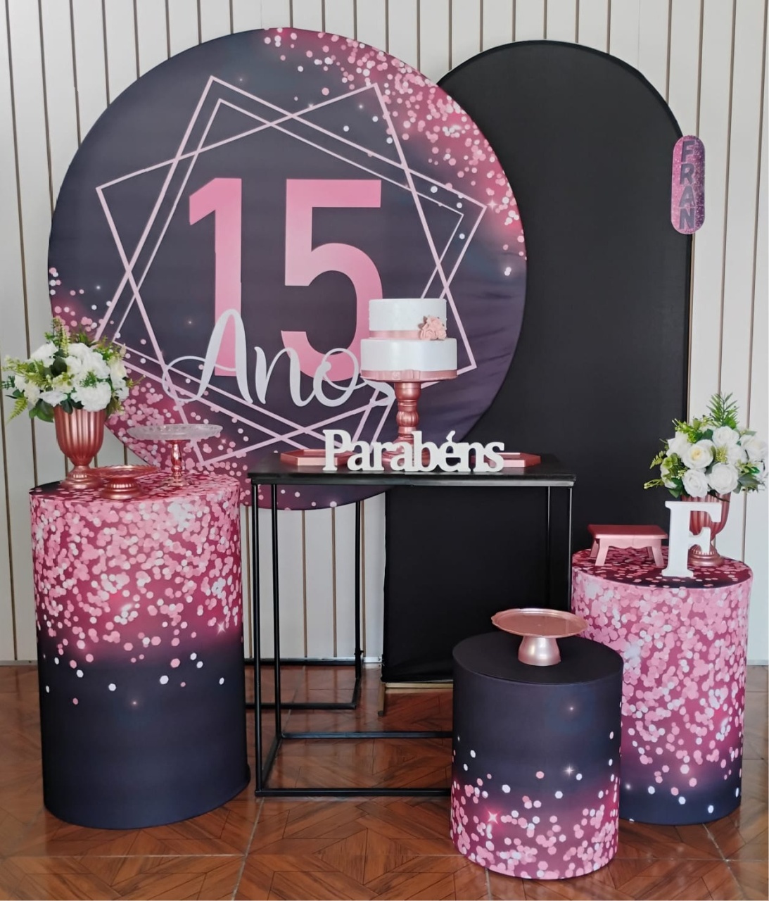 15 Anos Preto * Kit Diamante - LupitoDecoraçõespegueemonte