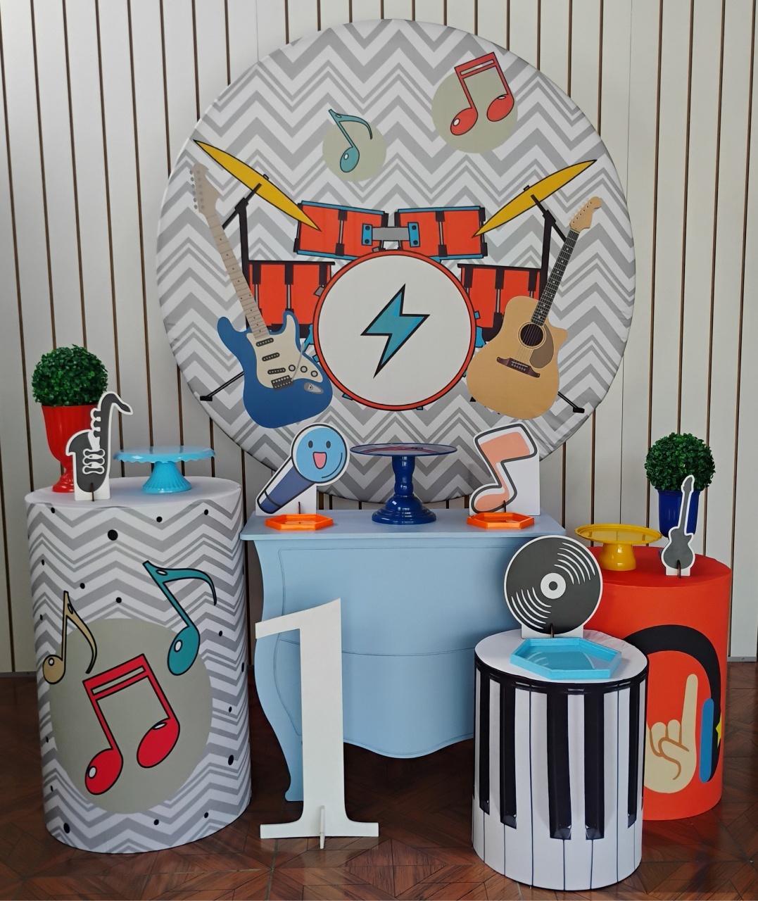 Musica * Kit Prata - LupitoDecoraçõespegueemonte