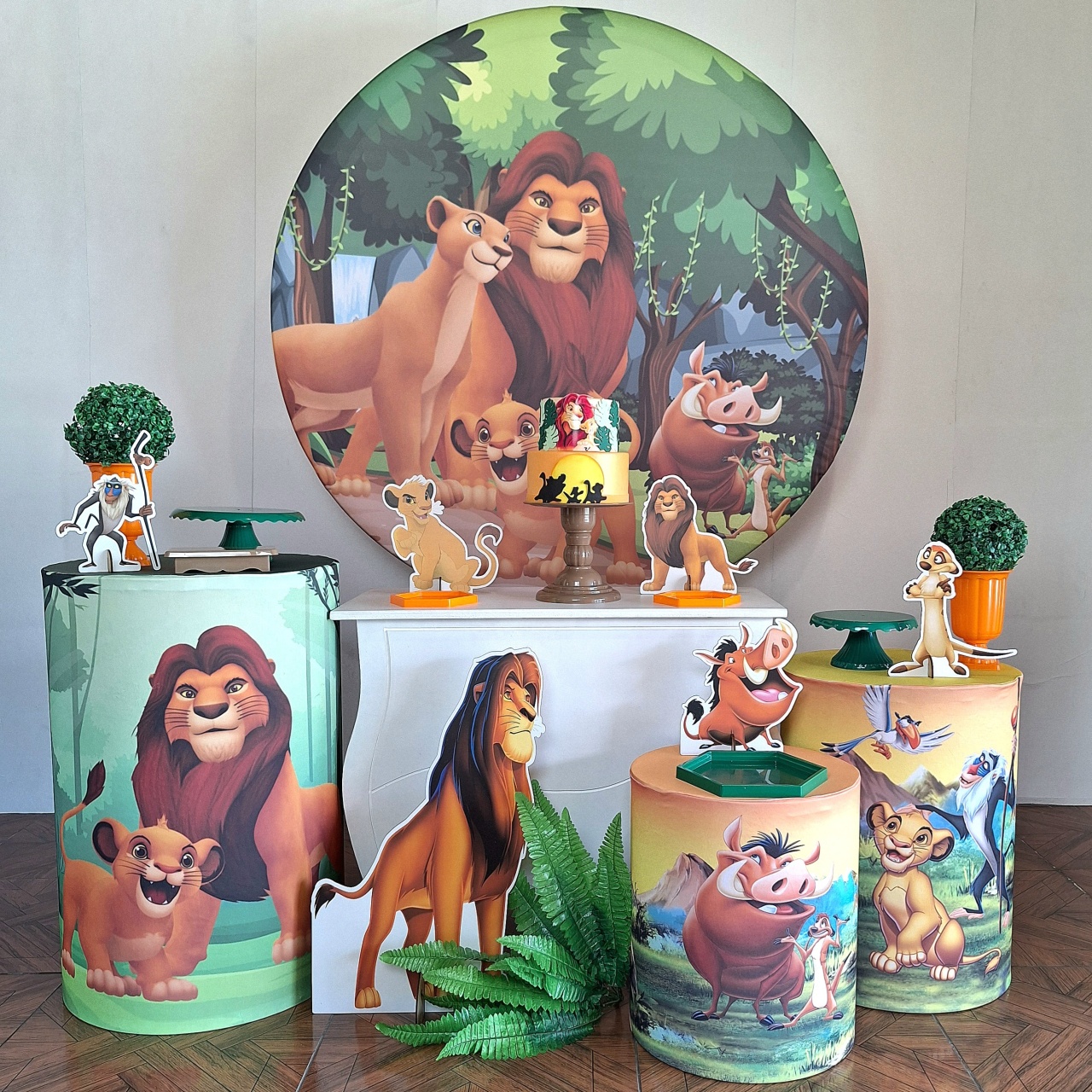 Rei Leão * Kit Prata - LupitoDecoraçõespegueemonte