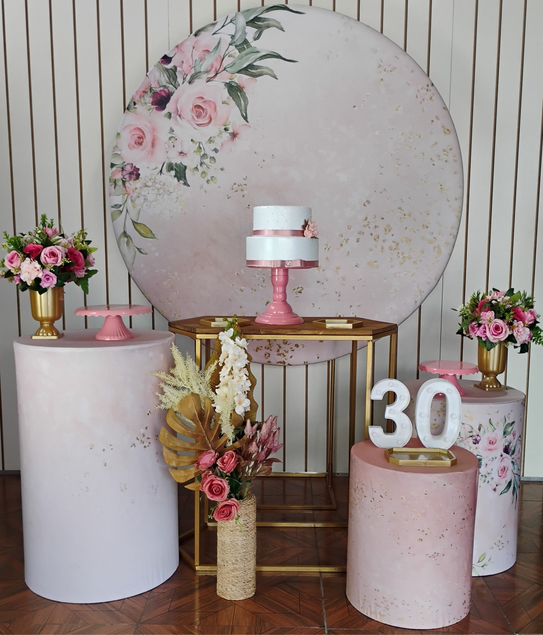 Floral Rose * Kit Prata - LupitoDecoraçõespegueemonte