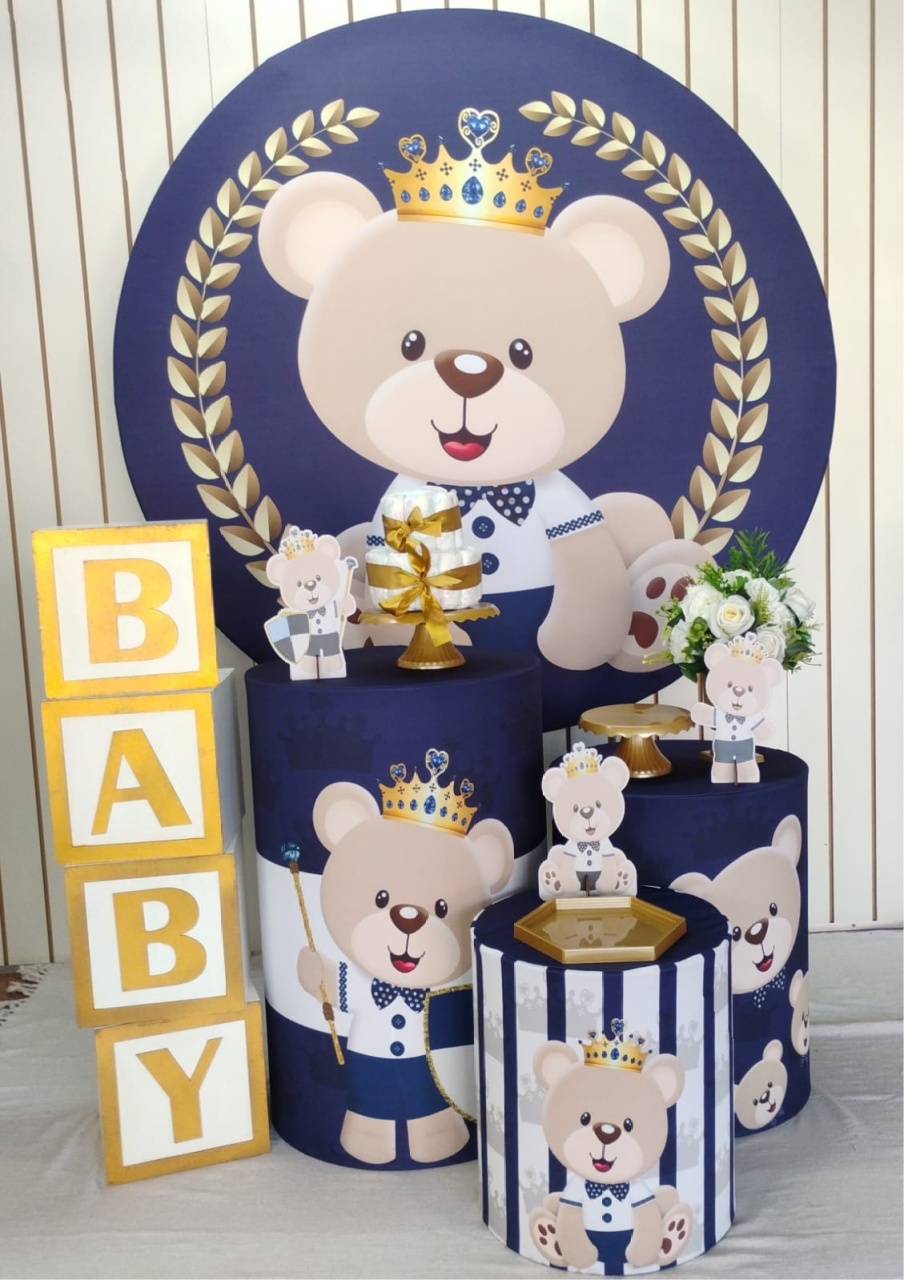 Ursinho Príncipe * Kit Baby - LupitoDecoraçõespegueemonte