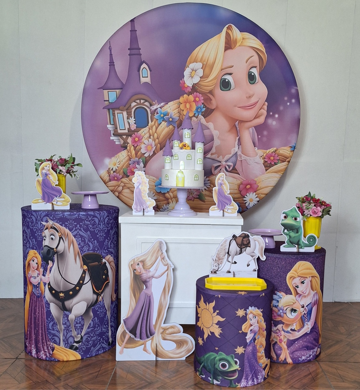 Rapunzel * Kit Prata - LupitoDecoraçõespegueemonte