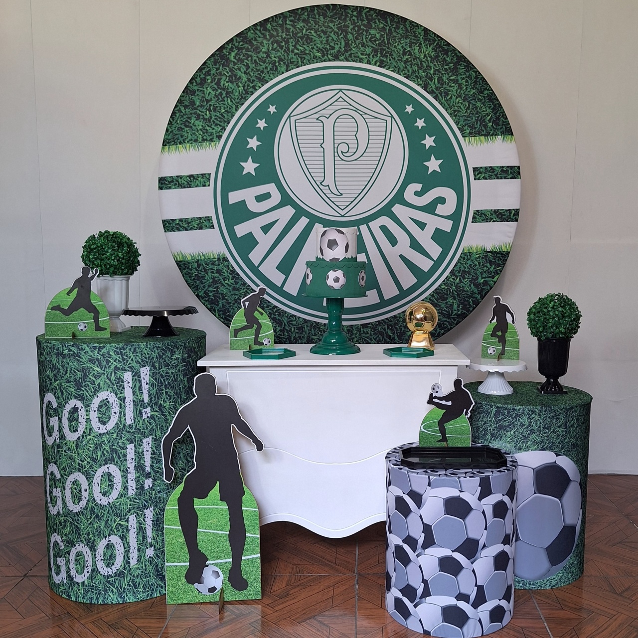 Palmeiras * Kit Prata - LupitoDecoraçõespegueemonte