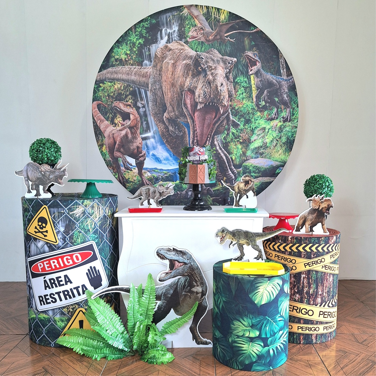 Jurassic Park * Kit Prata - LupitoDecoraçõespegueemonte
