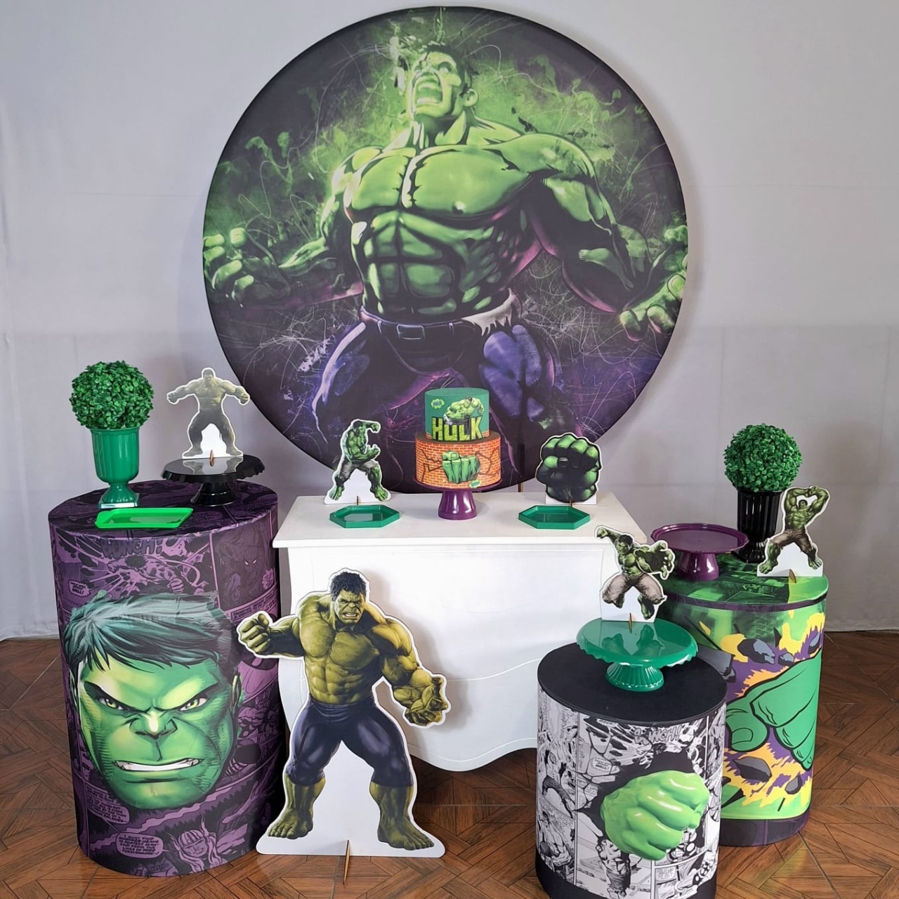 Hulk * Kit Prata - LupitoDecoraçõespegueemonte