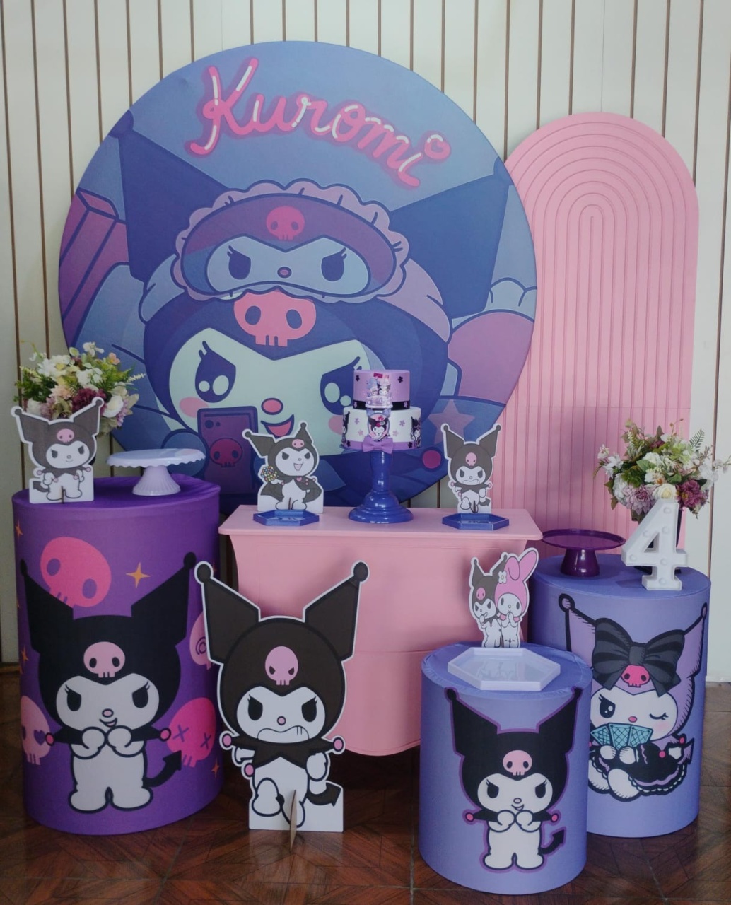 Kuromi (Hello Kity) * Kit Diamante - LupitoDecoraçõespegueemonte