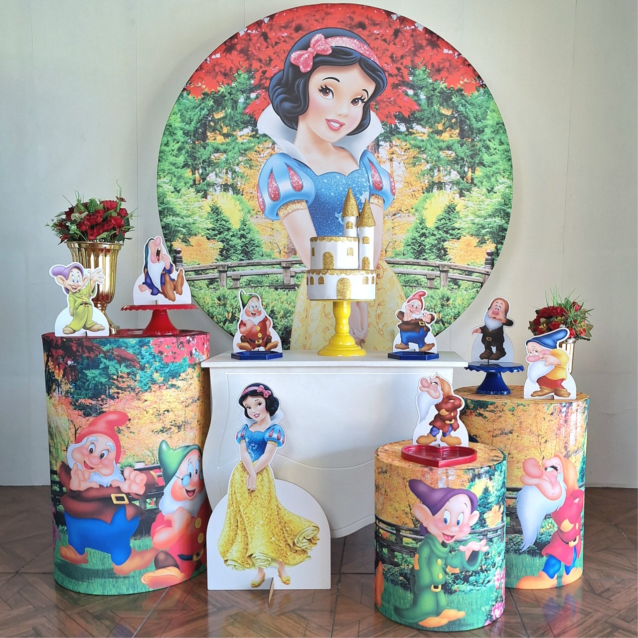 Branca de Neve * Kit Prata - LupitoDecoraçõespegueemonte