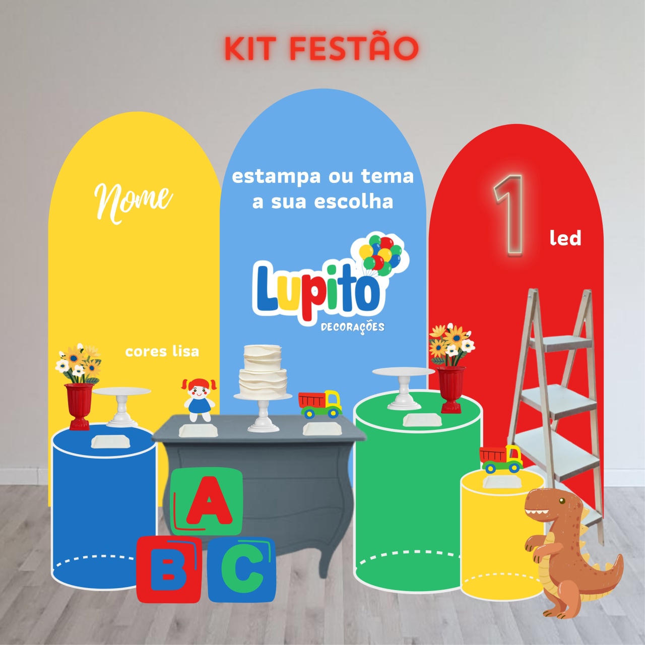 Z Kit 4 Festão Planejado - LupitoDecoraçõespegueemonte