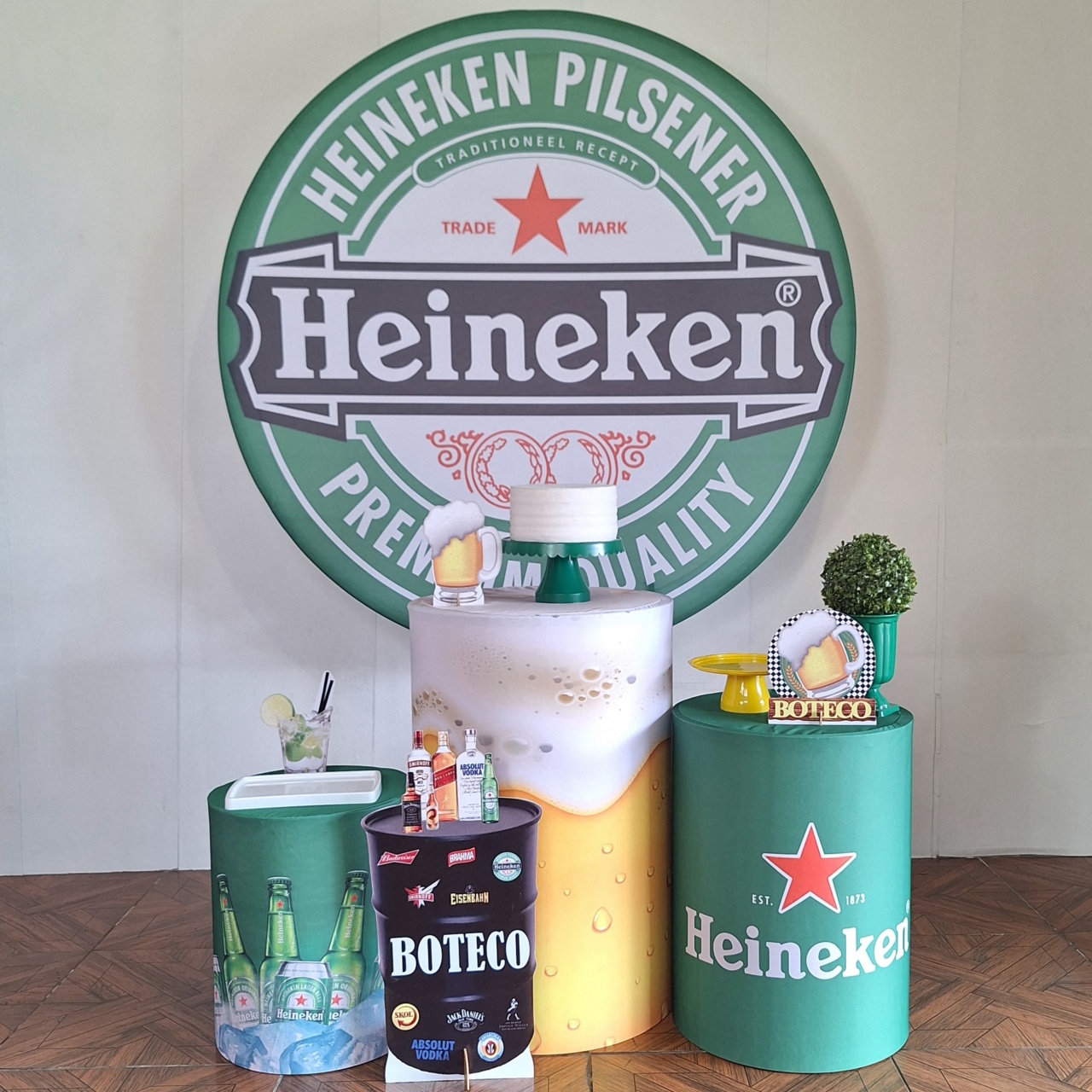 Cerveja Heineken * Kit Bronze + - LupitoDecoraçõespegueemonte