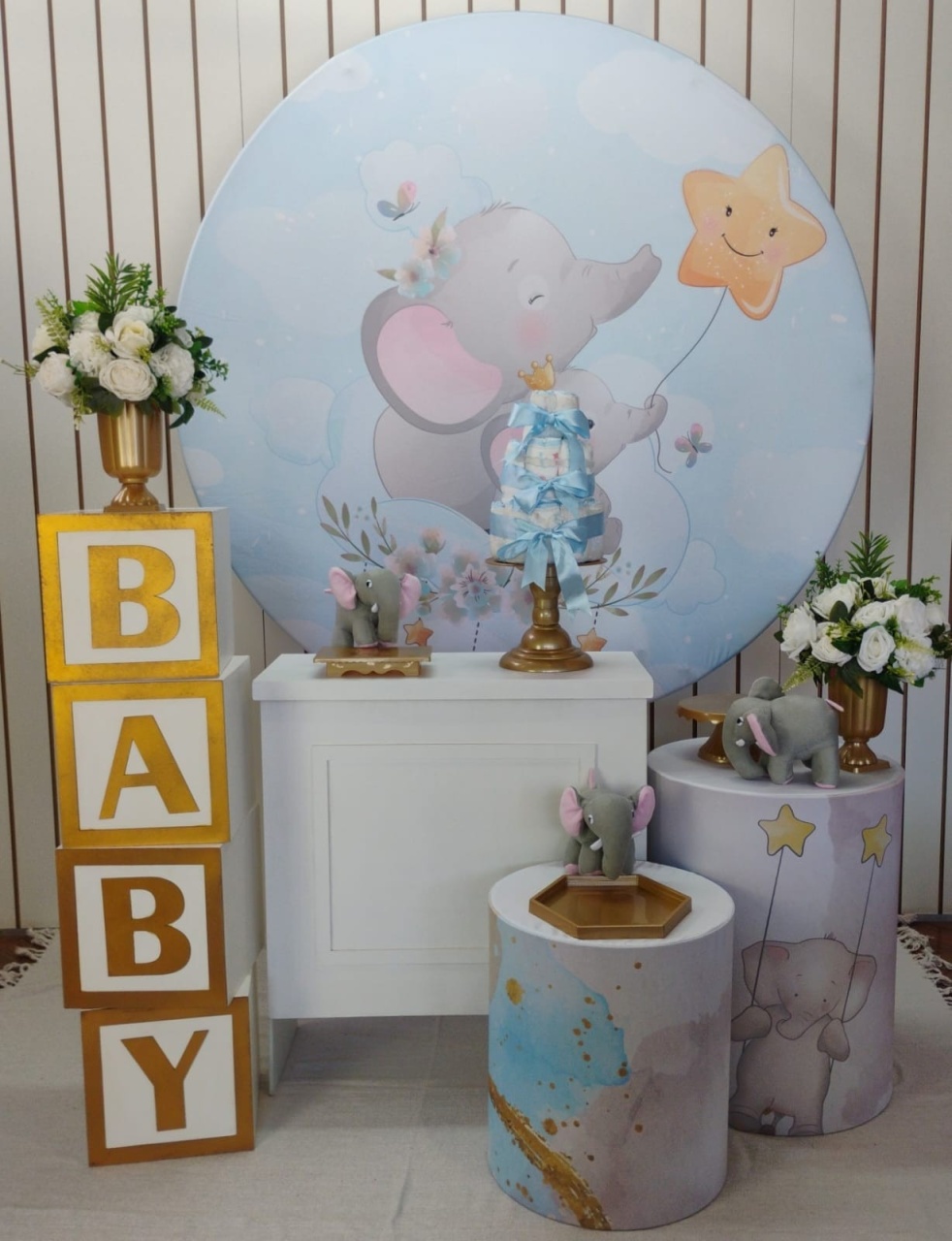 Elefantinho * Kit Baby Plus - LupitoDecoraçõespegueemonte