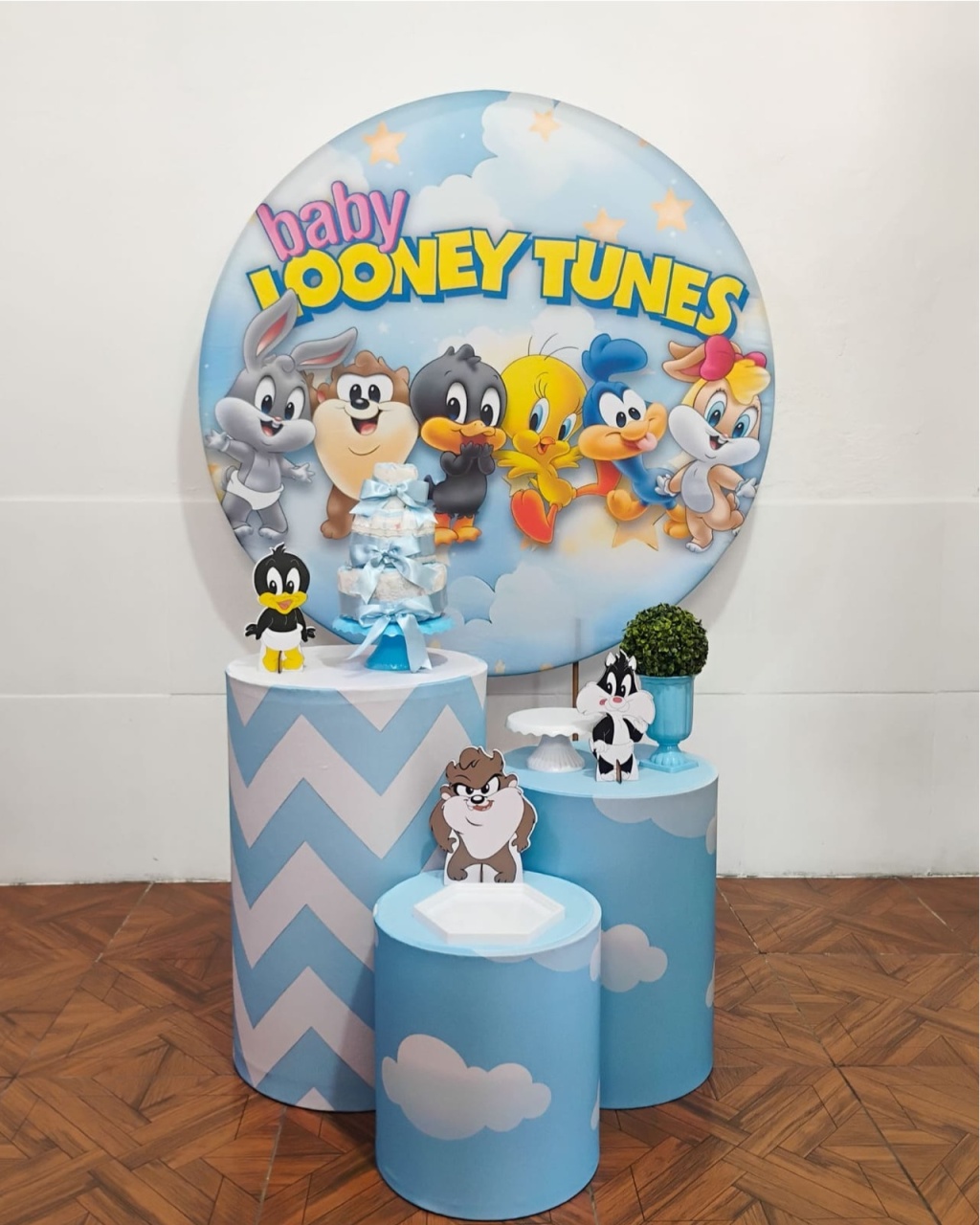 Looney Tunes Azul * Kit Bronze - LupitoDecoraçõespegueemonte