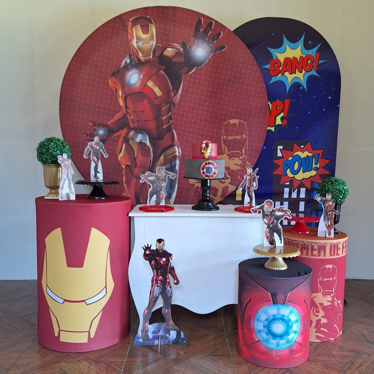 Homem de Ferro * Kit Diamante - LupitoDecoraçõespegueemonte