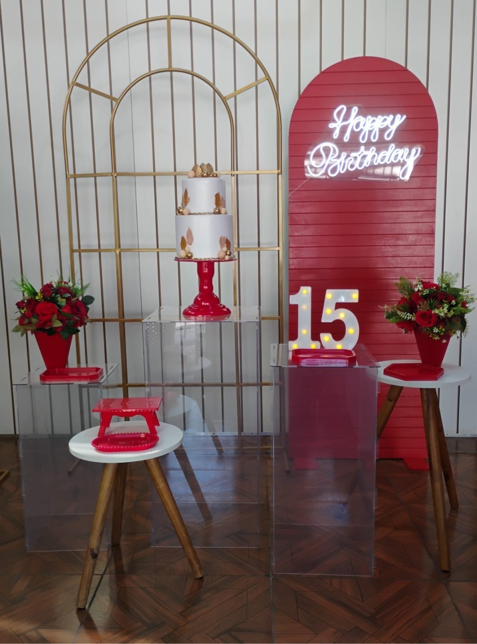 Happy Birthday Vermelho * Kit Exclusivo - LupitoDecoraçõespegueemonte