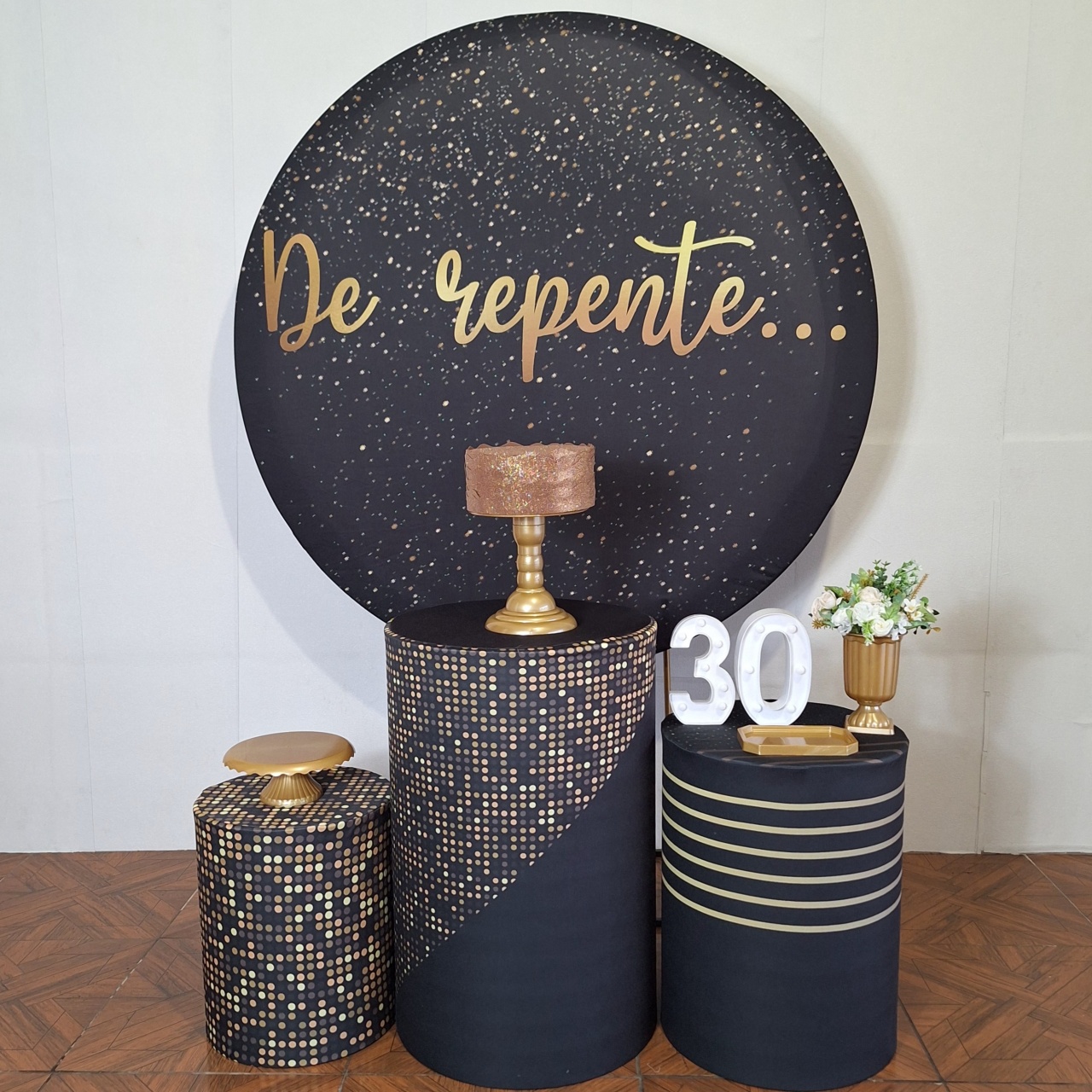 de Repente Preto * Kit Bronze - LupitoDecoraçõespegueemonte