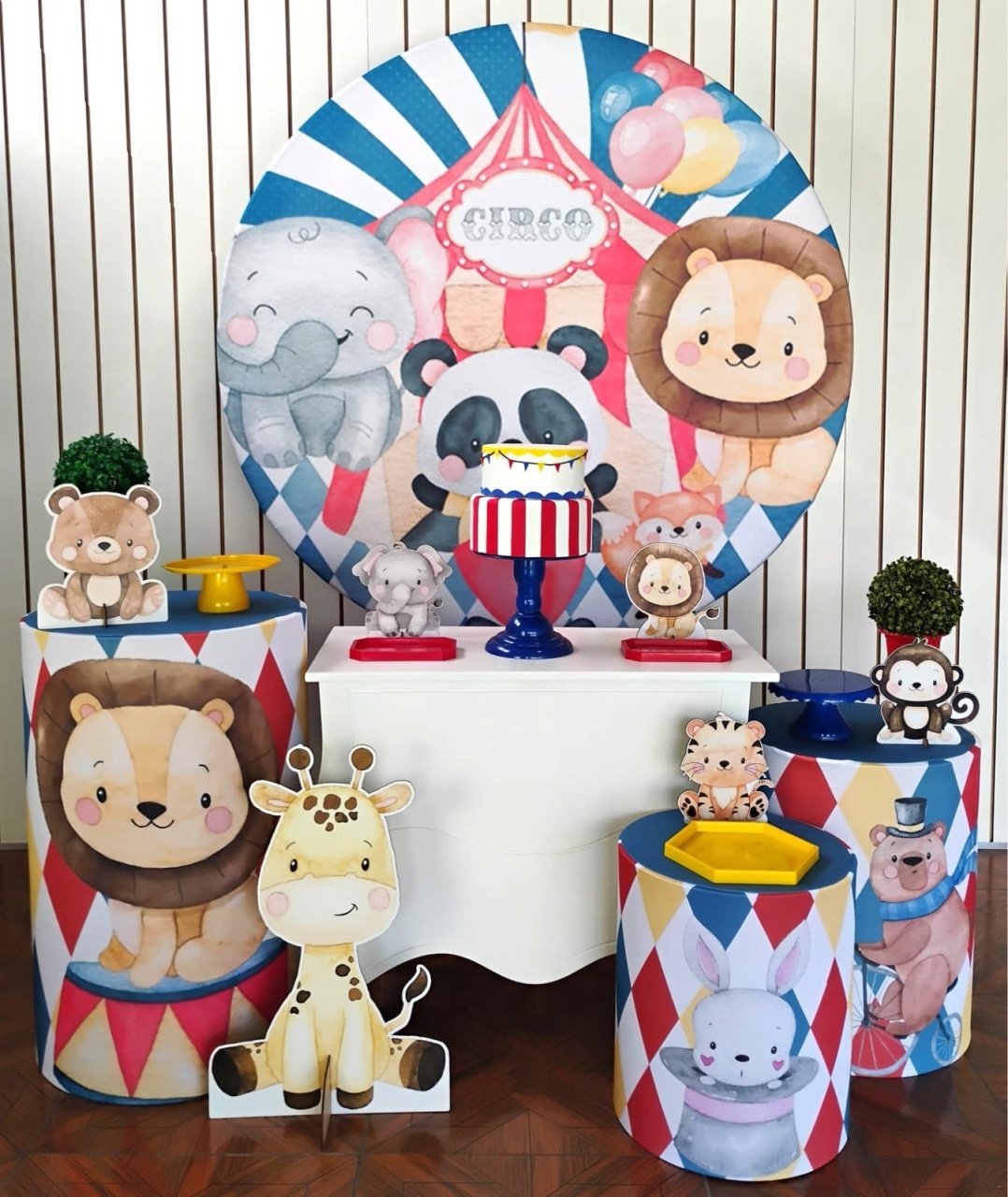 Circo dos Animais * Kit Prata - LupitoDecoraçõespegueemonte